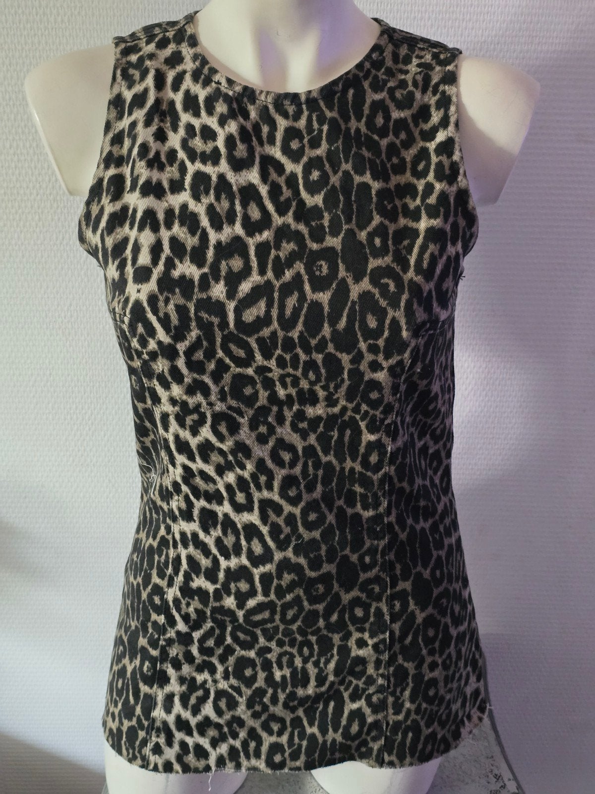 Boohoo Leopard Print Jurk Maat 38, Maat 38/40 (M), Meerkleurig, Boohoo, Ophalen of Verzenden