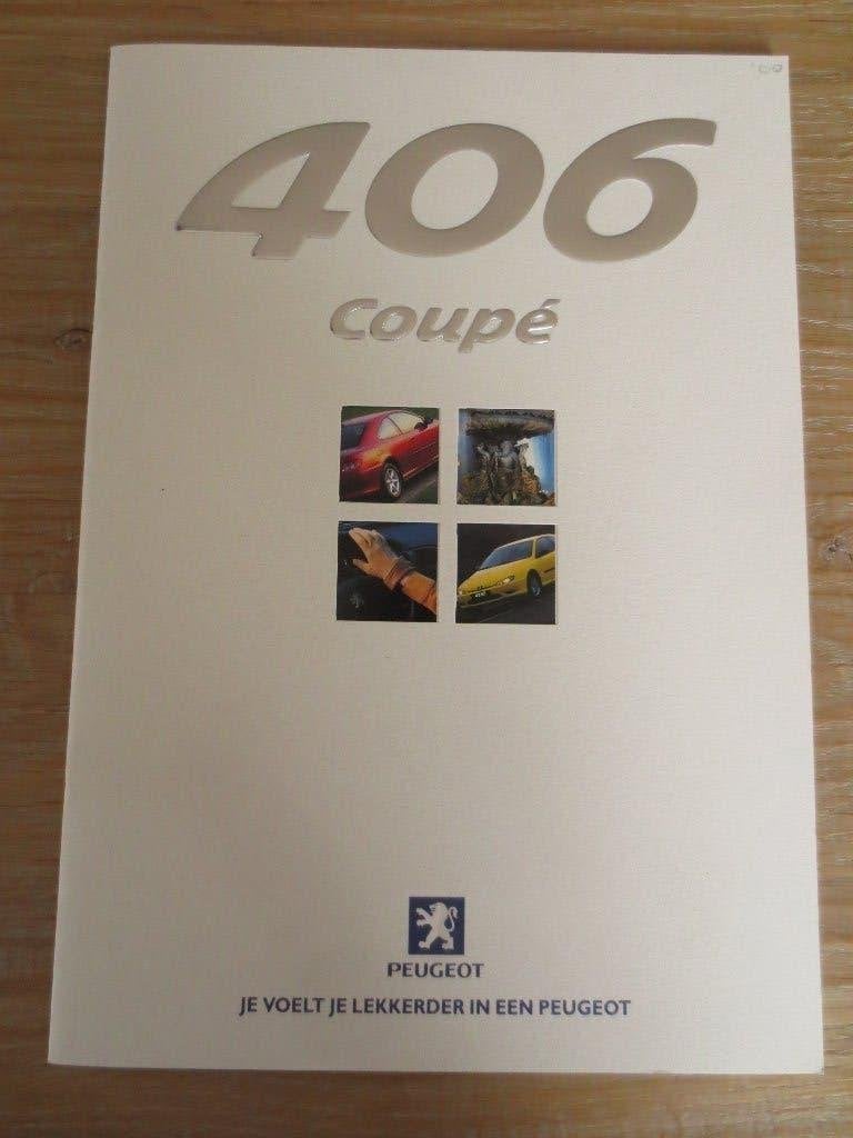 Autofolder : Peugeot 406 Coupé. Folder is nieuw uit 1999, Ophalen of Verzenden, Nieuw, Peugeot