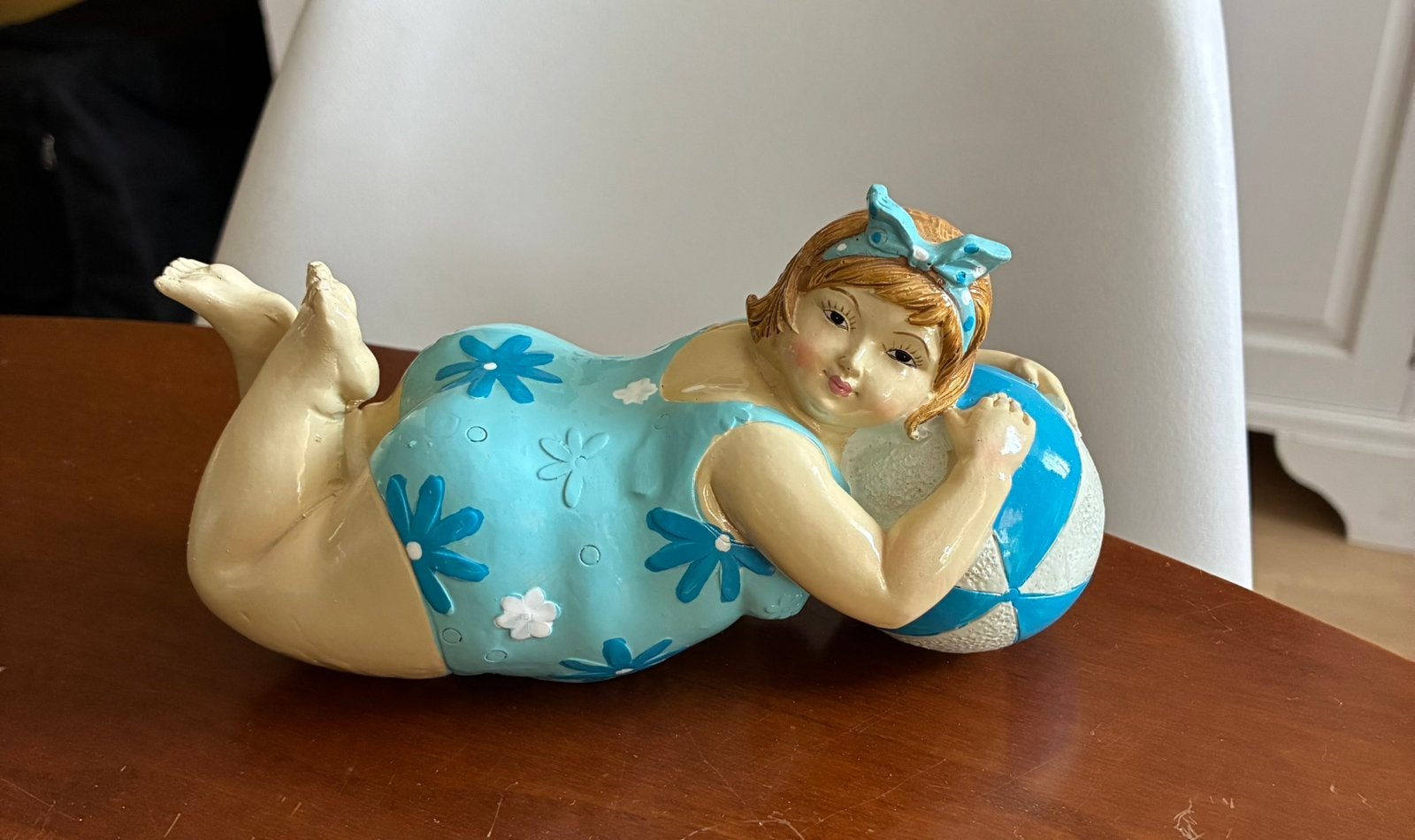 Beeld dikke dame, Ophalen of Verzenden, Zo goed als nieuw, Mens