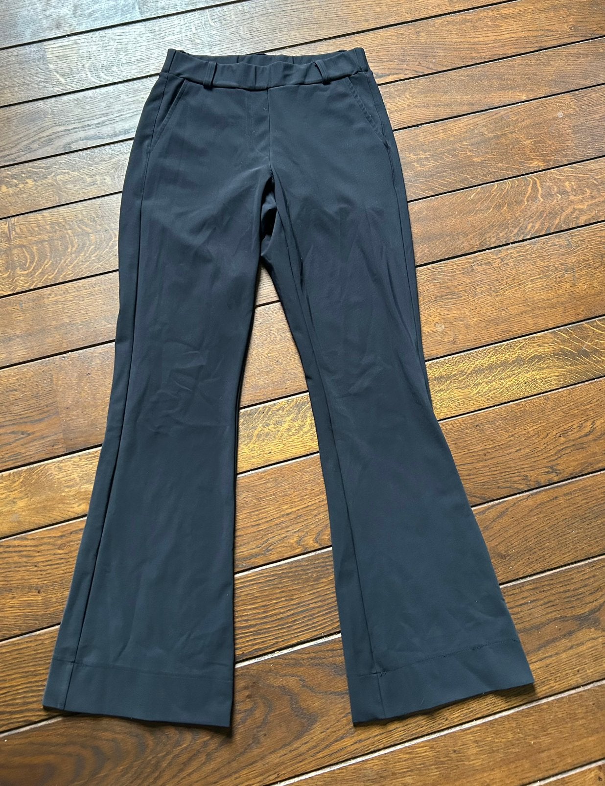 Zwarte Studio Anneloes Flared Flair broek, pantalon maat XS, Kleding | Dames, Broeken en Pantalons, Verzenden, Zwart, Zo goed als nieuw