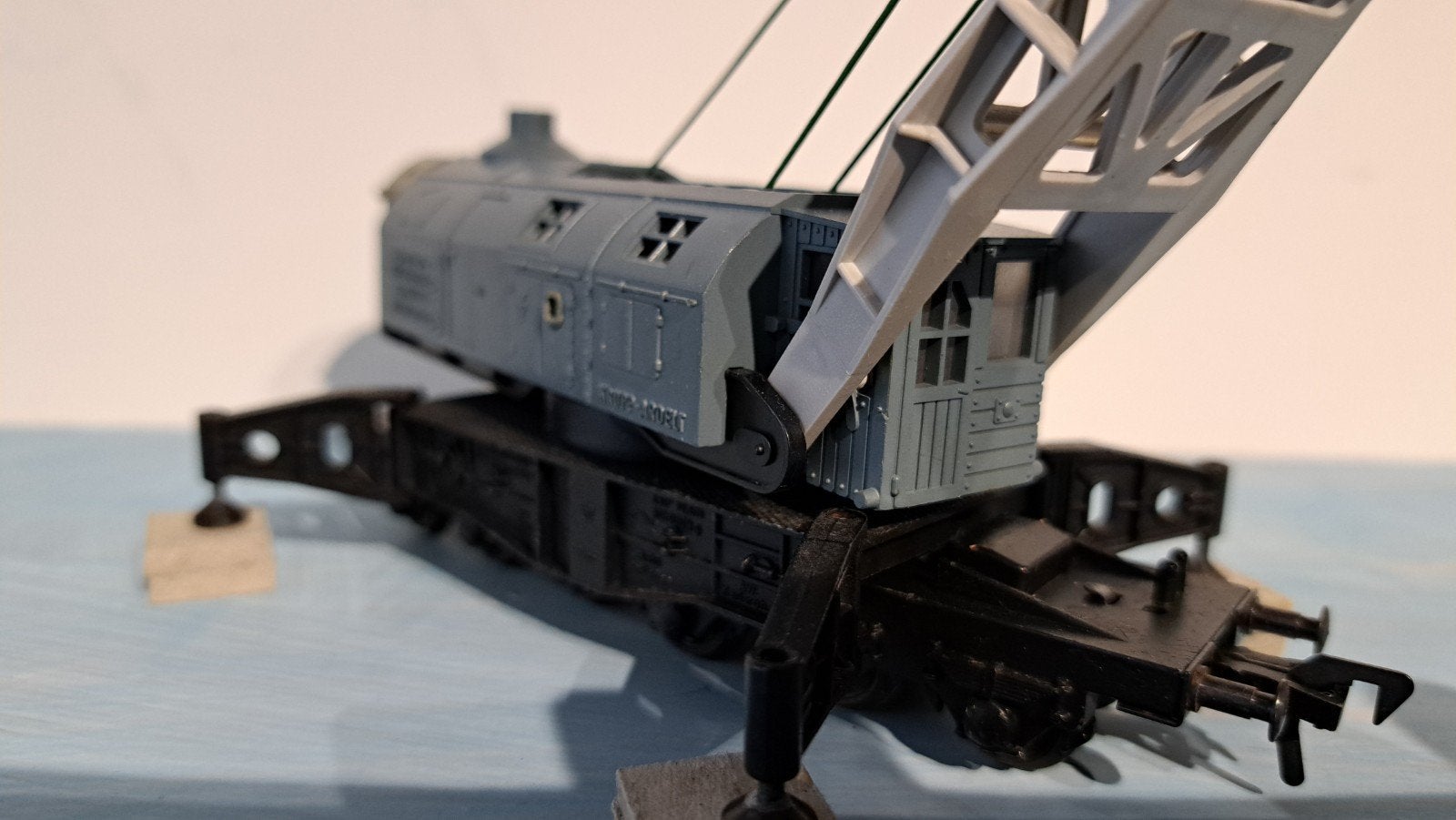 Fleischmann kraanwagon, Gebruikt, Gelijkstroom, Fleischmann, Wagon