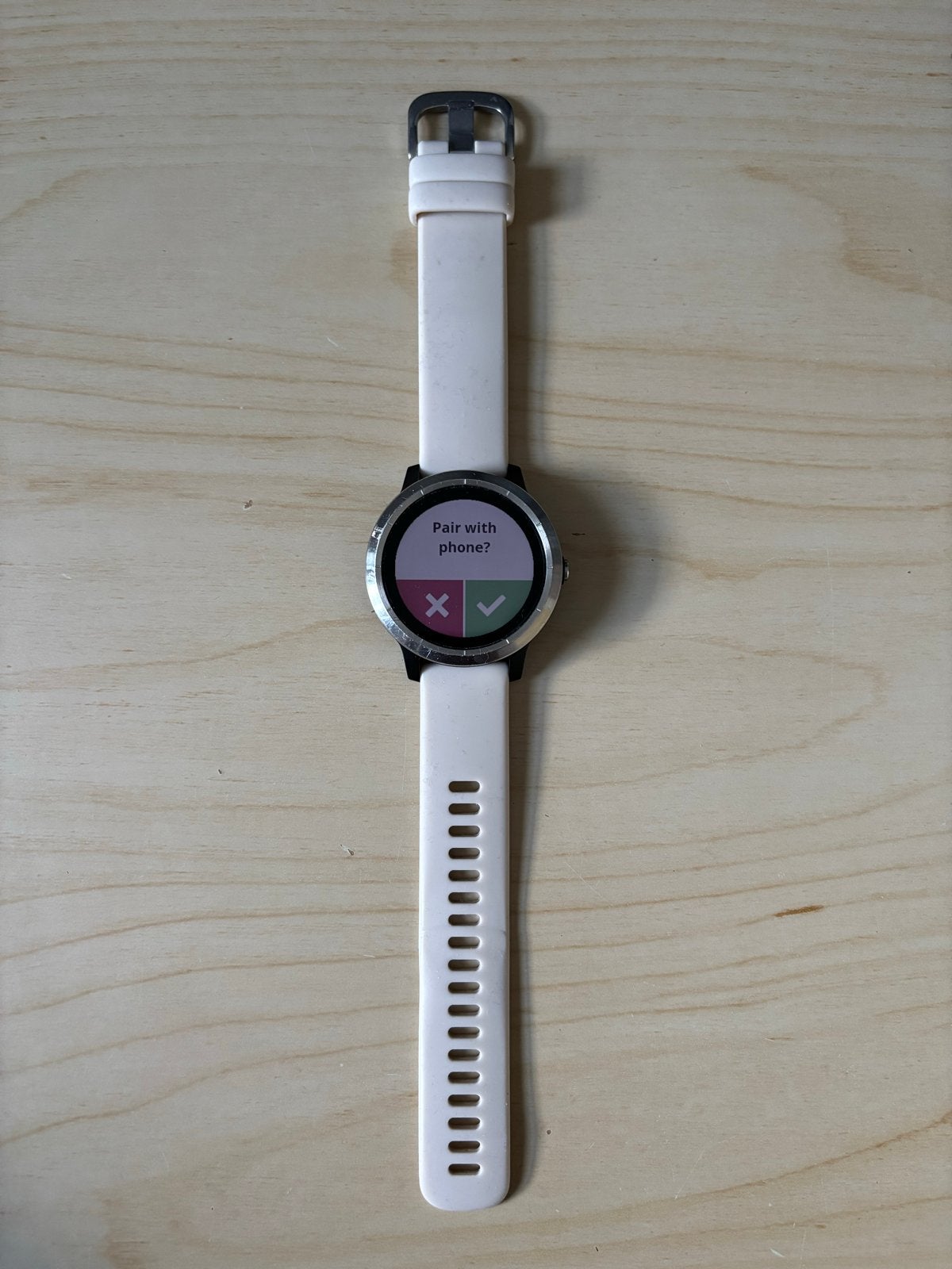 Garmin Vivoactive 3 Smartwatch - Wit/Zilver, Sieraden, Tassen en Uiterlijk, Ophalen, Gebruikt, Hartslag, Wit