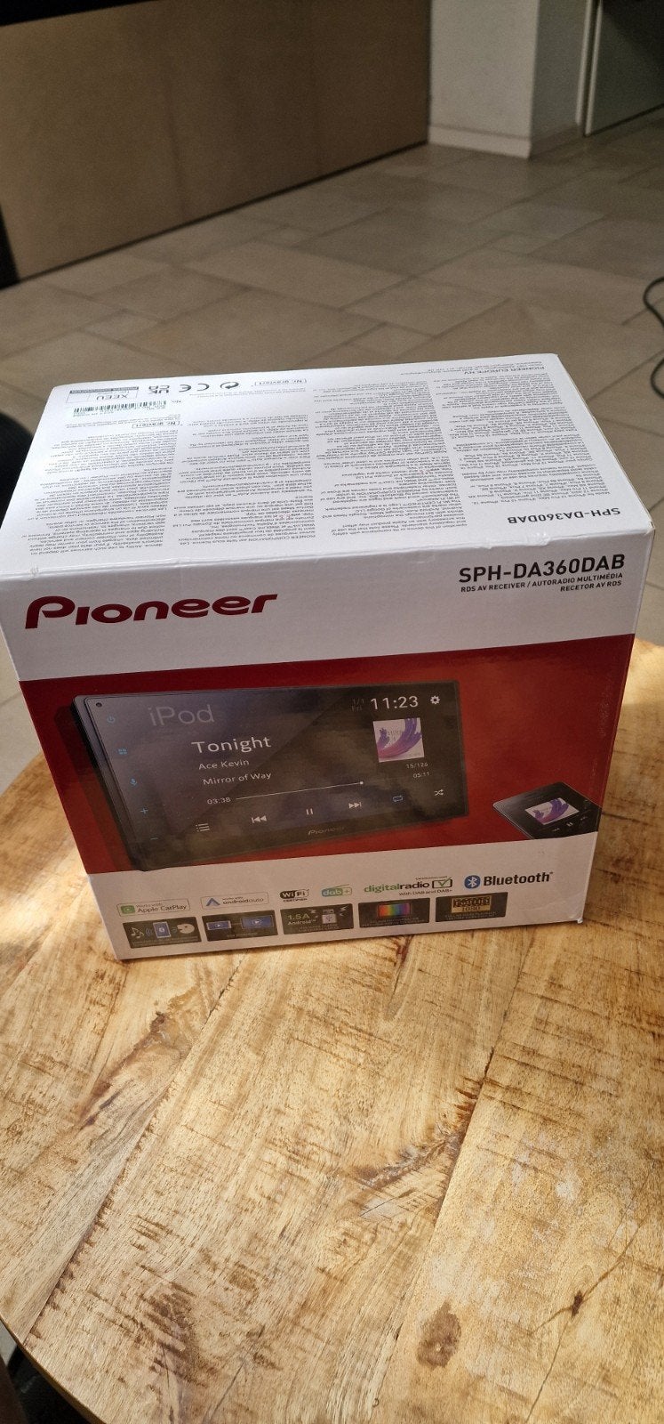Pioneer SPH-DA360DAB met Apple CarPlay en android auto, Auto diversen, Autoradio's, Zo goed als nieuw, Ophalen of Verzenden