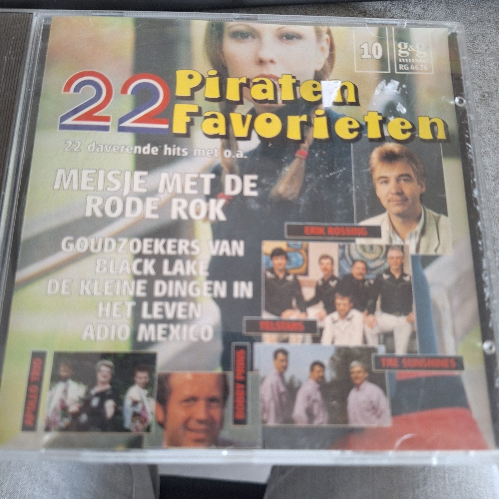 22 Piraten Favorieten CD - Diverse Artiesten, Ophalen of Verzenden, Gebruikt, Levenslied of Smartlap