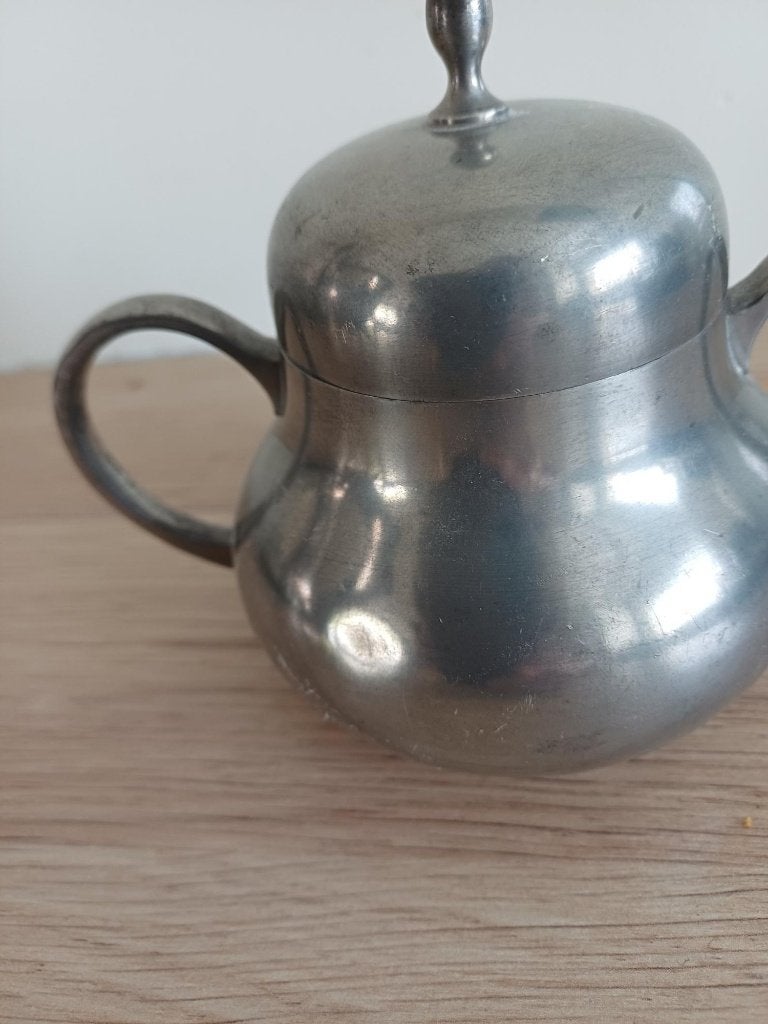 Tinnen voorwerpen met merk (1 koop), Antiek en Kunst, Antiek | Tin, Ophalen of Verzenden