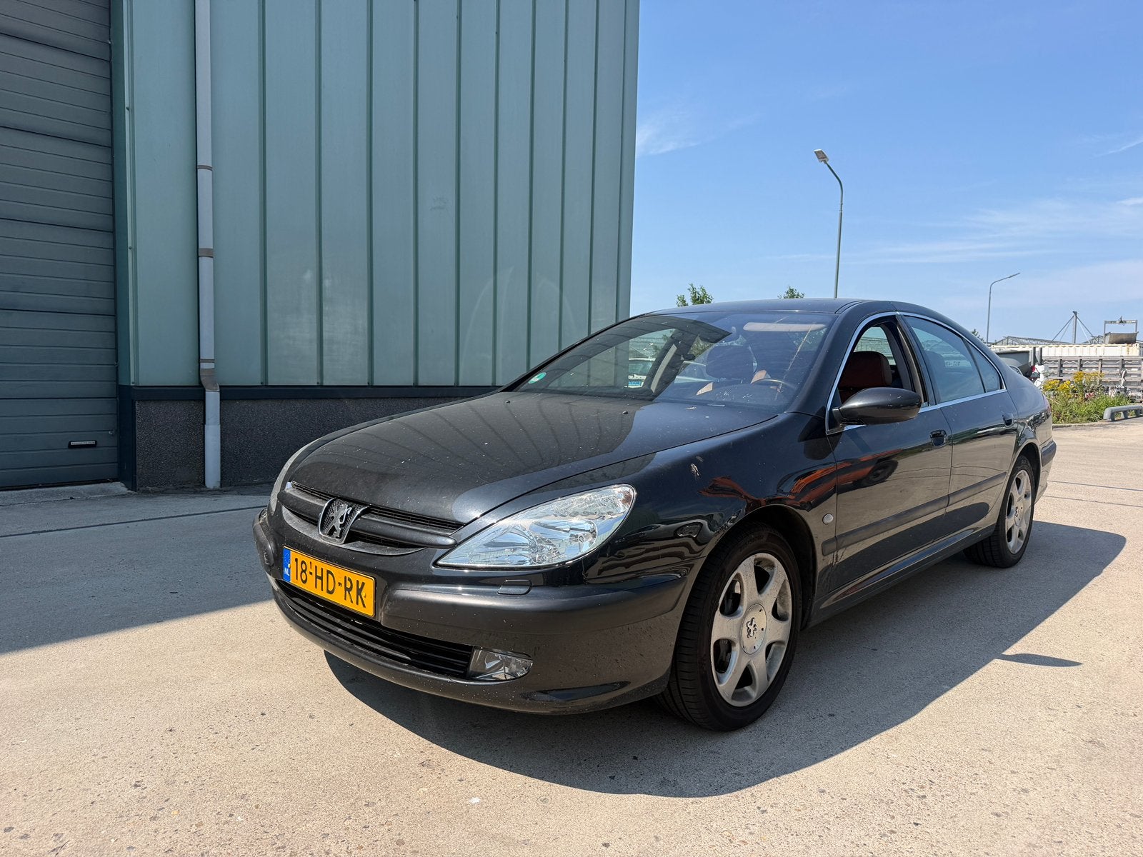 Peugeot 607 3.0 V6 24V AUT 2001 Zwart, Auto's, 1800 kg, 2946 cc, Zwart, 207 pk
