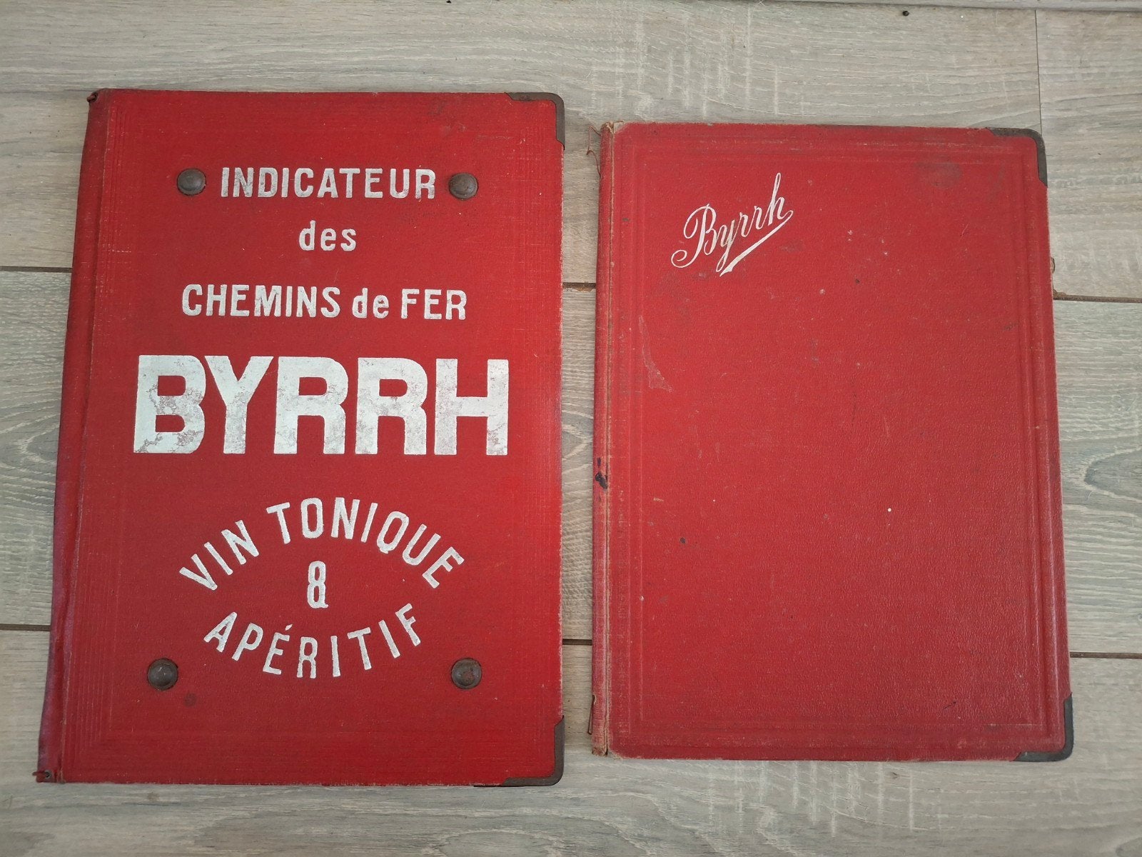 Vintage Byrrh Reclamebord- menukaart Zeldzaam & Decoratief, Ophalen of Verzenden