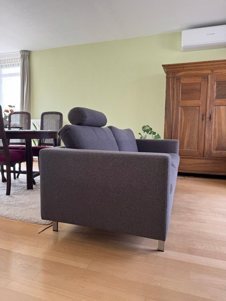 Exclusieve bank - Antraciet grijs, Ophalen, Design, 150 tot 200 cm, Driepersoons