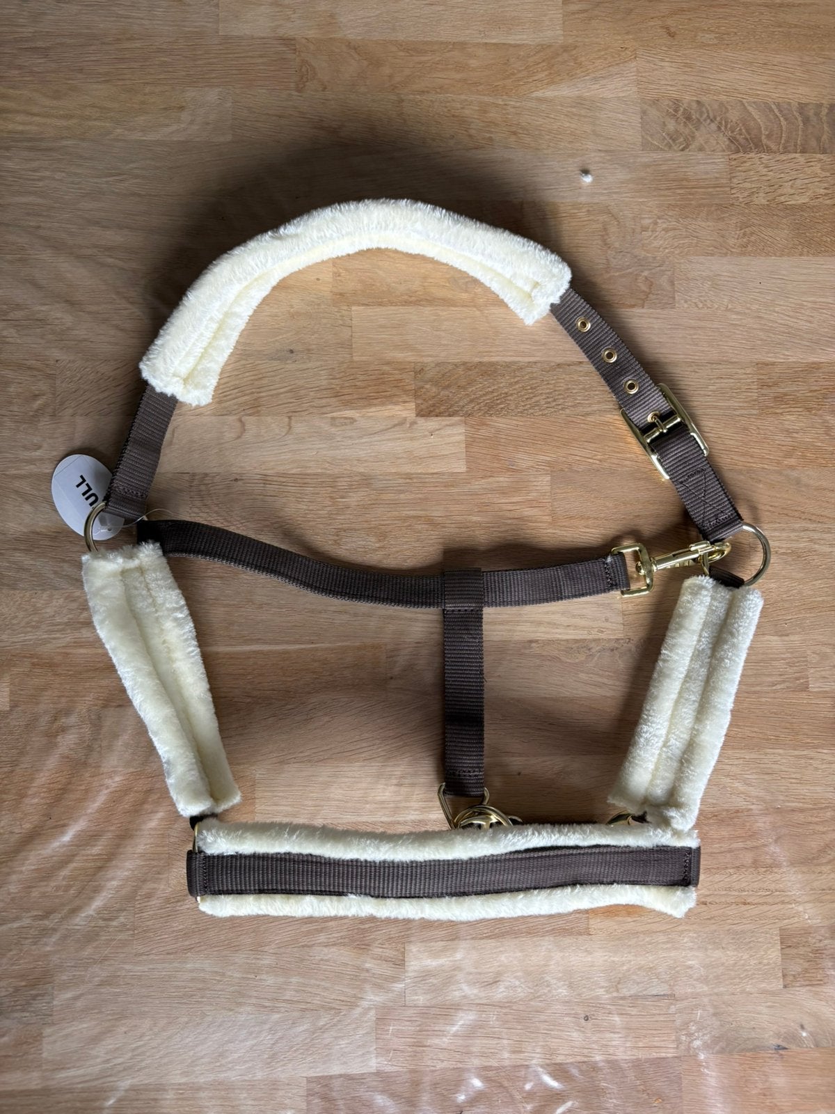 Luxe halster van Profi Rider, bruin/goud - NIEUW, Ophalen of Verzenden, Nieuw
