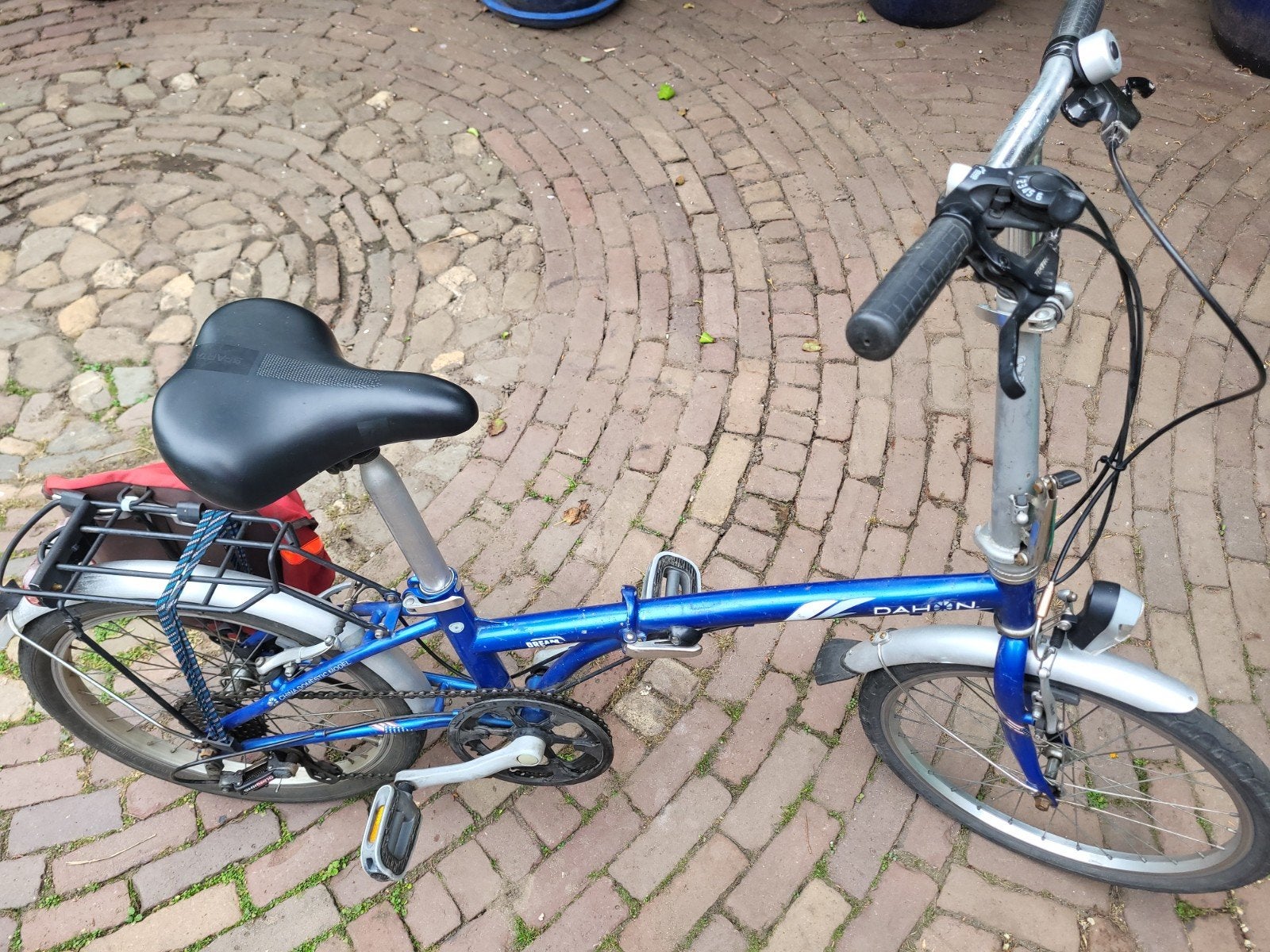 Dahon vouwfiets 20 inch, Ophalen, Gebruikt, Velgrem, Versnellingen