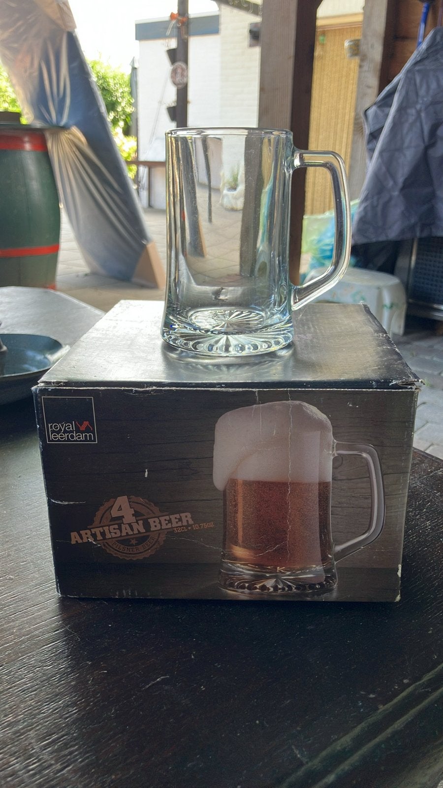 Royal Leerdam Bierpul - 4 Artisan Beer Glazen (Nieuw), Huis en Inrichting, Ophalen, Nieuw, Overige merken, Glas