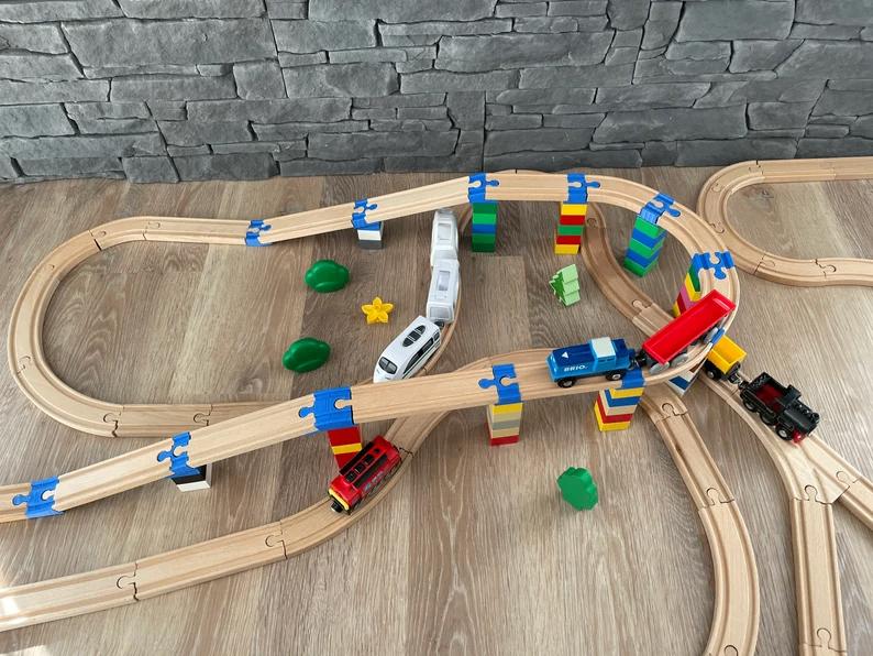 Brio / IKEA treinbaan DUPLO connectoren, Overige merken, Onderdelen, Nieuw, Ophalen of Verzenden