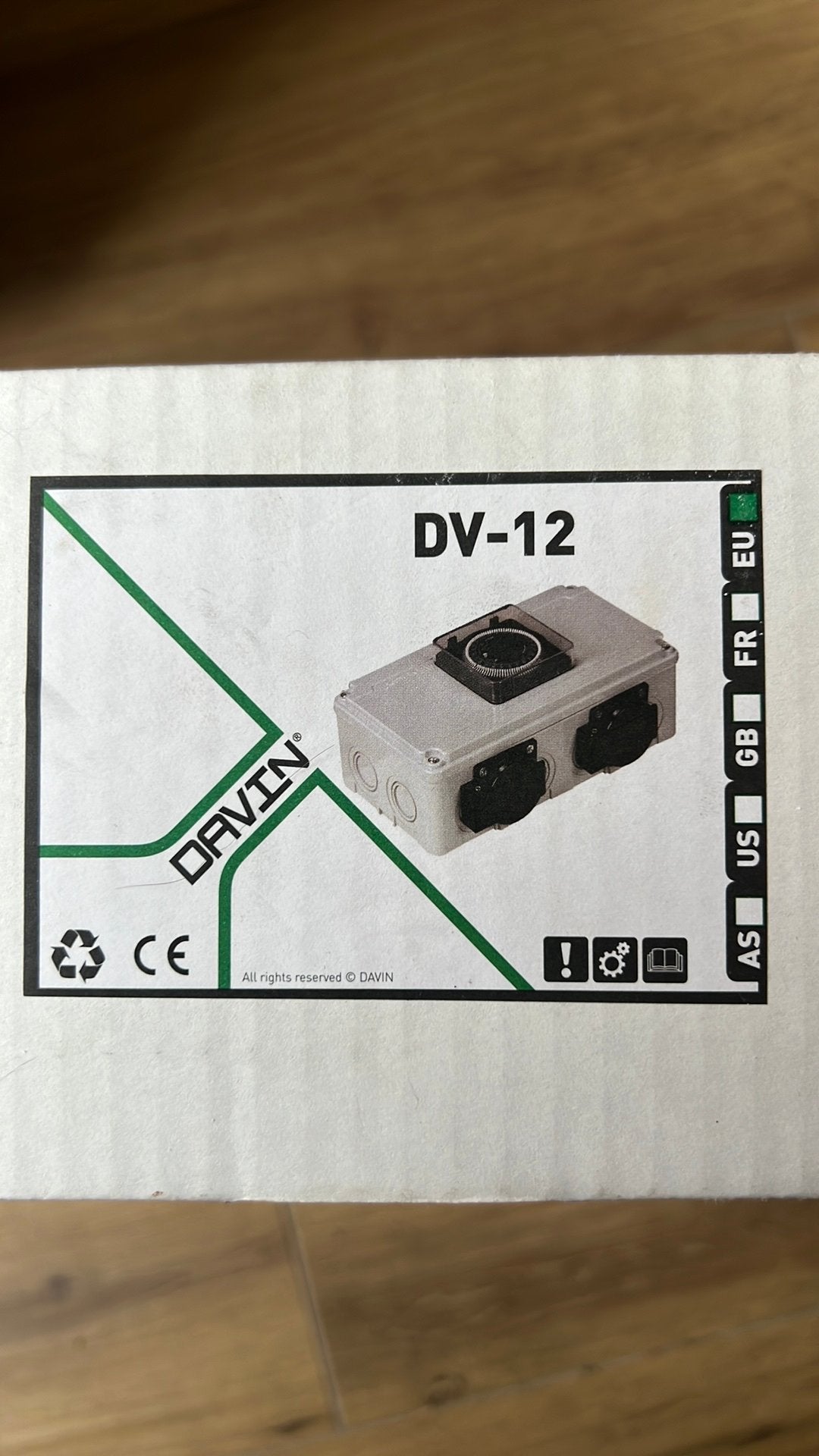 DV-12 tijdschakelaar DV-11T temperatuur schakelaar 1380 Watt, Ophalen of Verzenden, Zo goed als nieuw, Kweeklamp