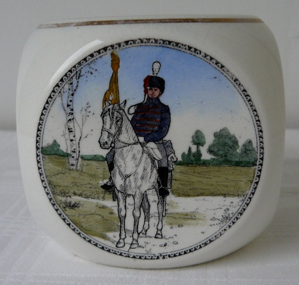 Kubus Mobilisatie 1914, Soc. Ceramique, puntgaaf en mooi !!!, Ophalen of Verzenden