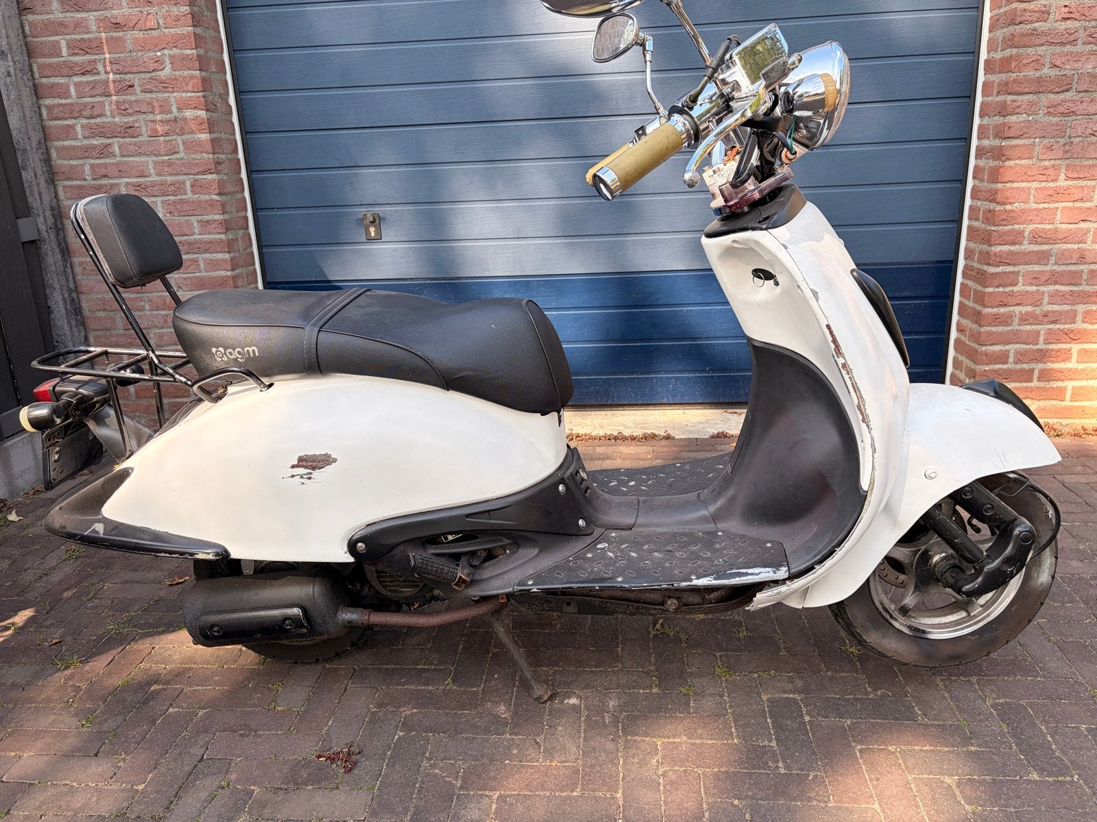 Santini firenze scooter, wit, 19850 km, Ophalen, Gebruikt, Benzine, Overige merken