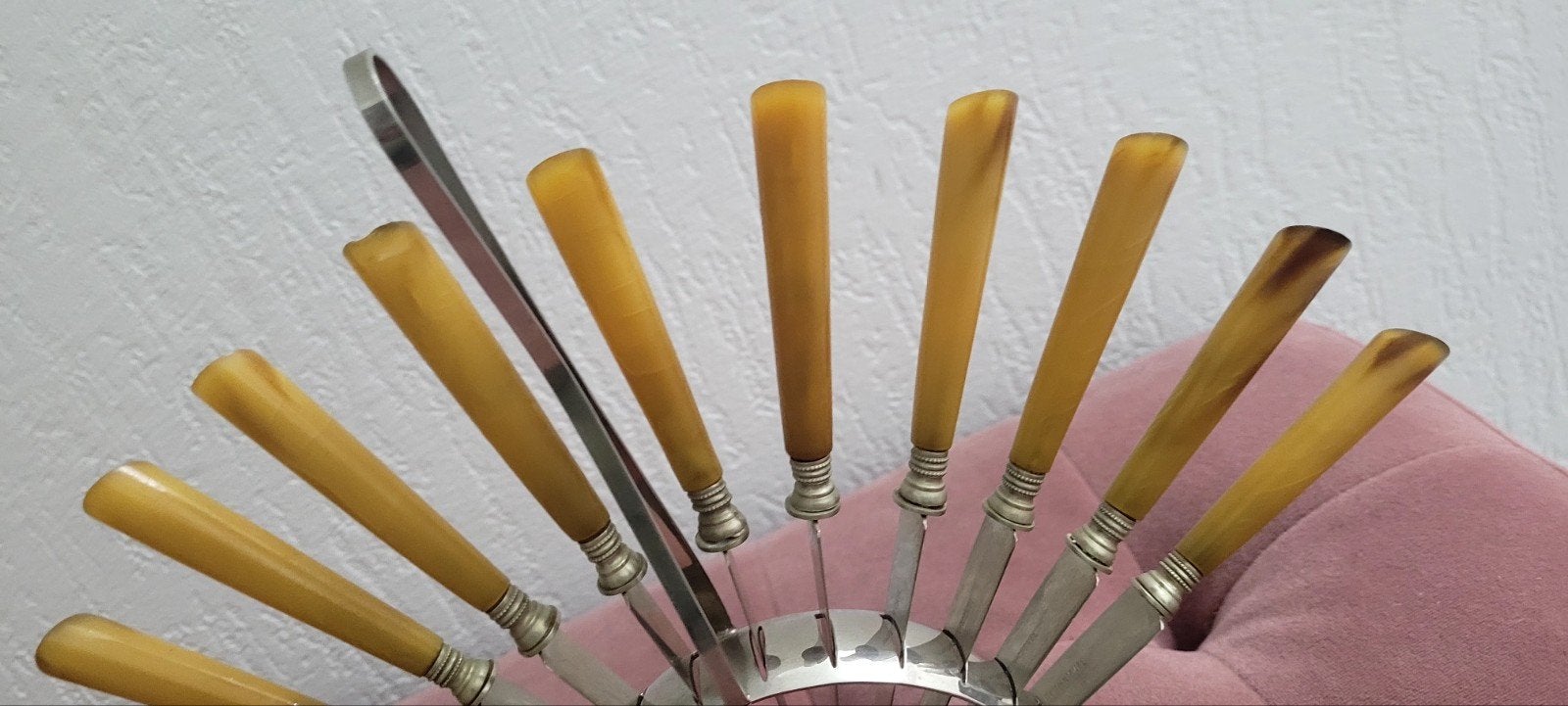 Antieke Fruitmessenset, Ophalen of Verzenden, Zo goed als nieuw, Handen en Nagels