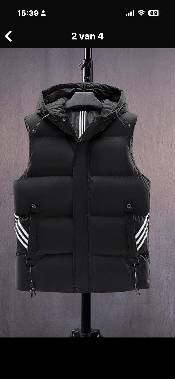 Adidas bodywarmer maat S/M, Ophalen of Verzenden, Nieuw, Overige maten, Zwart
