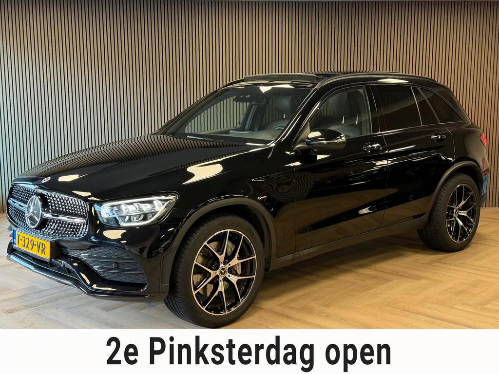 Mercedes-Benz GLC-klasse 200 4MATIC Premium Plus AUT PANORAM, Auto's, Mercedes-Benz, Gebruikt, Euro 6, Leder en Stof, Zwart