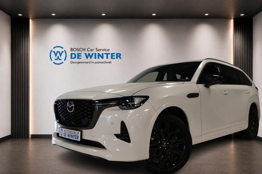 Mazda CX-80 2.5 e-SkyActiv PHEV Homura Plus 7p, Auto's, Mazda, Automaat, Gebruikt, Zwart, CX-80