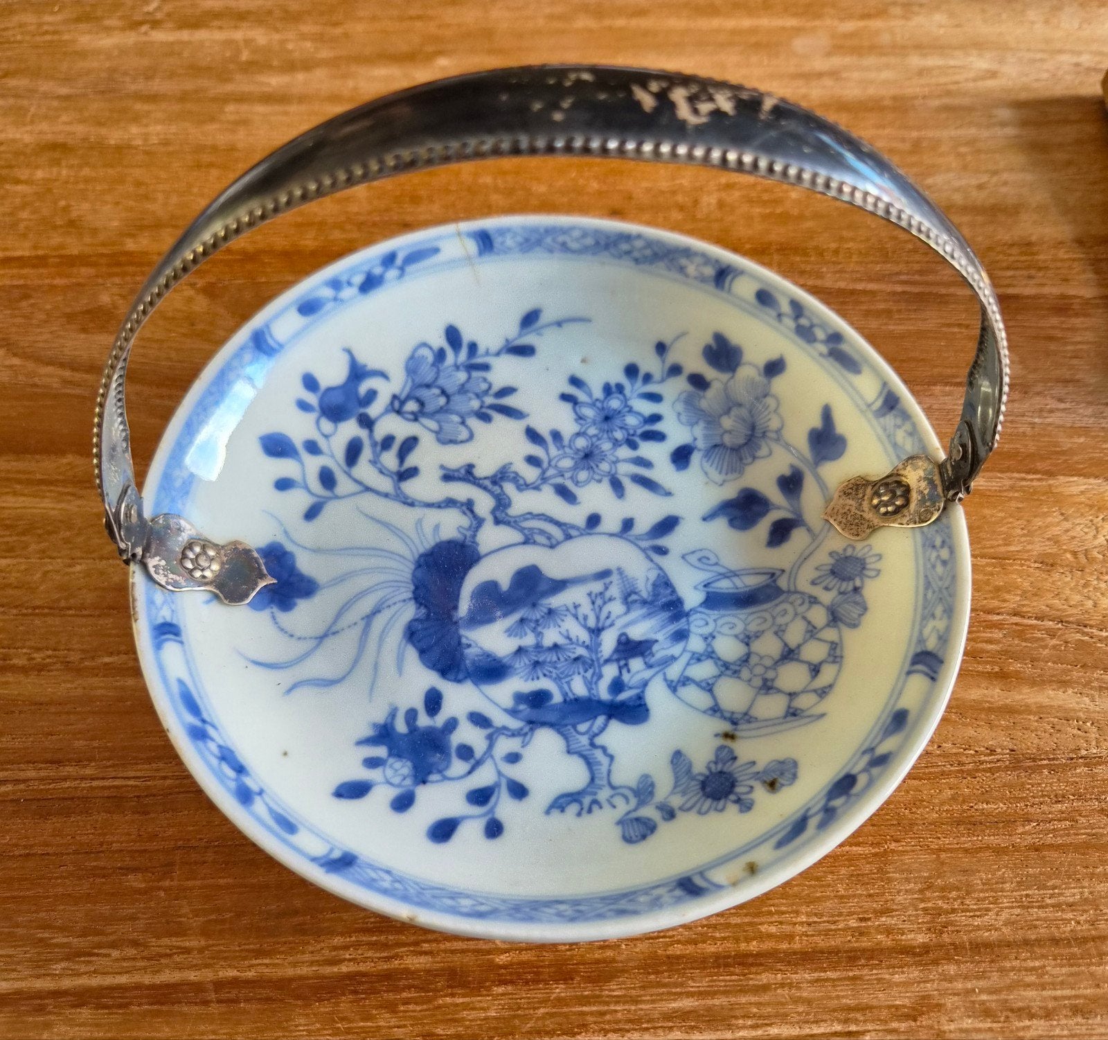 prachtige antieke schotel vm kangxi periode, Ophalen of Verzenden