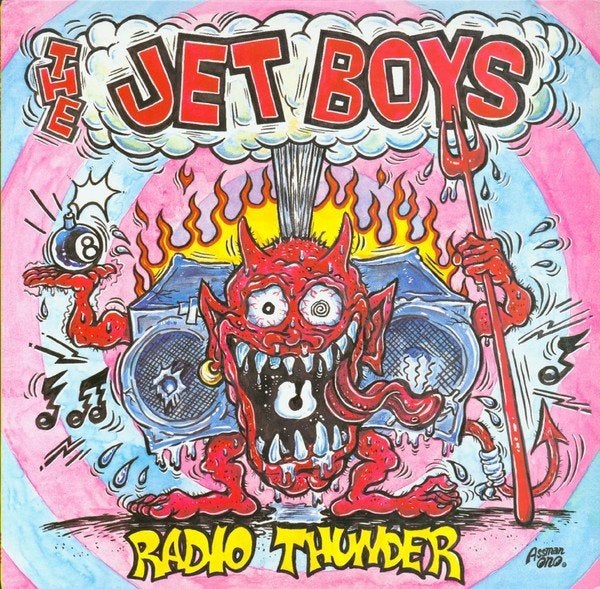 the jet boys/radio thunder-garage/punk+insert-10 inch vinyl, Verzenden, Gebruikt, 10 inch