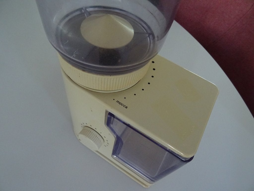 BRAUN DESIGN VINTAGE ELEKTRISCHE KOFFIEMOLEN PERFECTE STAAT, Antiek en Kunst, Ophalen of Verzenden