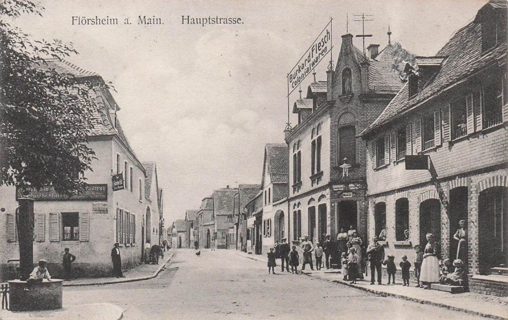 703-169-021 Flörsheim am Main Hauptstrasse, Verzenden, Voor 1920, Duitsland