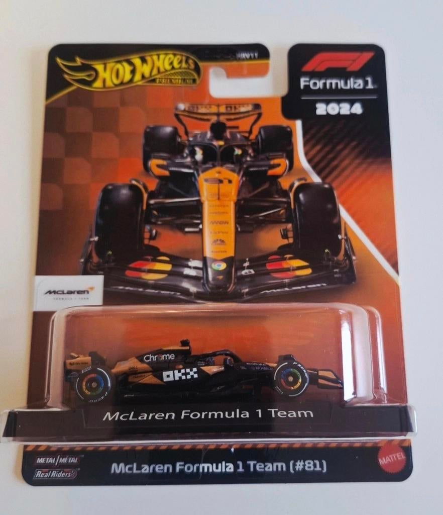 Hot Wheels Premium Formula 1 2024 - McLaren Formula One #81, Ophalen of Verzenden, Nieuw, Auto