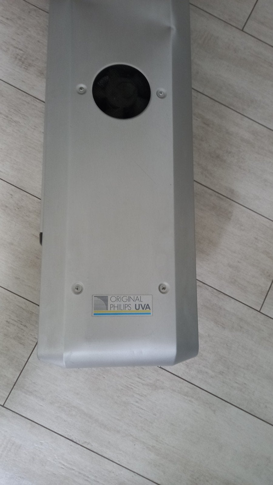 Philips inklapbare zonnebank HP3135/B, Witgoed en Apparatuur, Zonnebanken en Gezichtsbruiners, Ophalen, Gebruikt, Zonnebank enkelzijdig