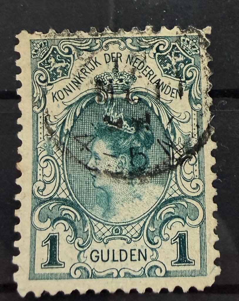 NVPH 49 - Inhuldiging Koningin Wilhelmina (1898 ), Ophalen of Verzenden, T/m 1940, Gestempeld