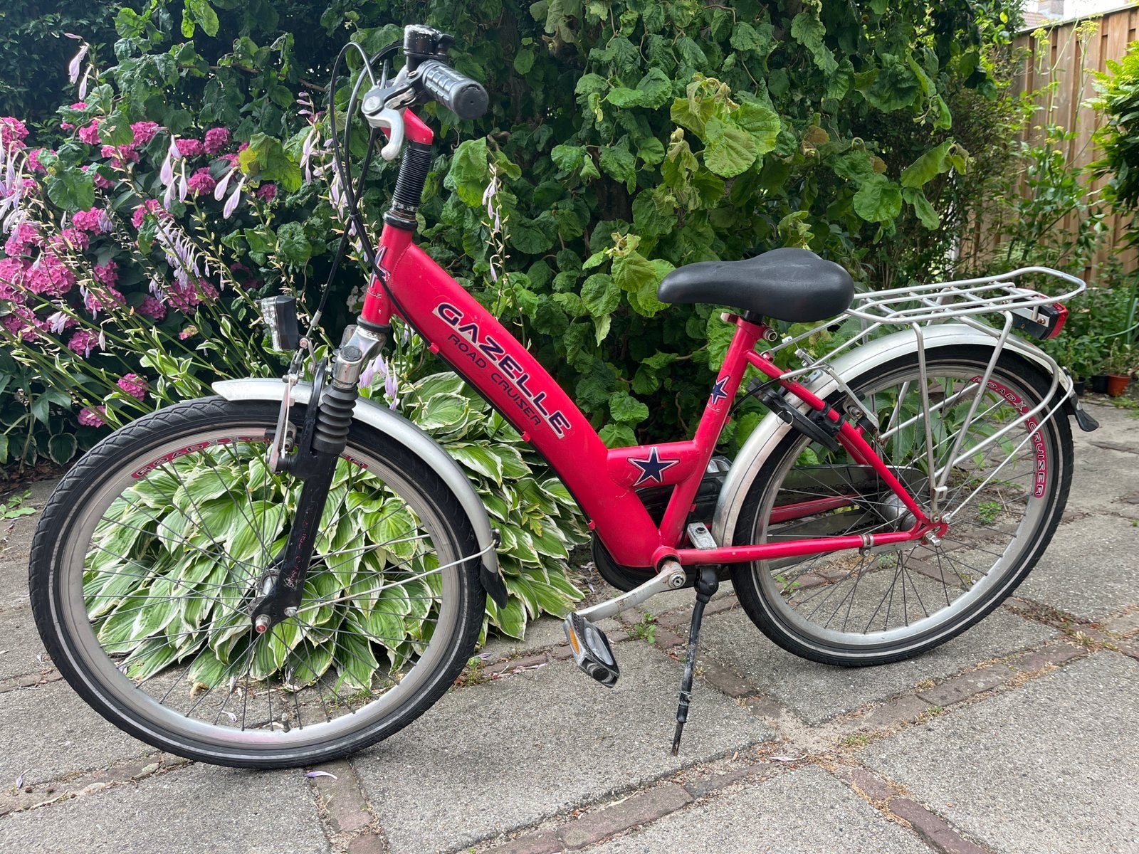 Fiets Gazelle Road Cruizer 24 inch, Fietsen en Brommers, Fietsen | Meisjes, Gebruikt, 24 inch, Handrem, Versnellingen, Terugtraprem