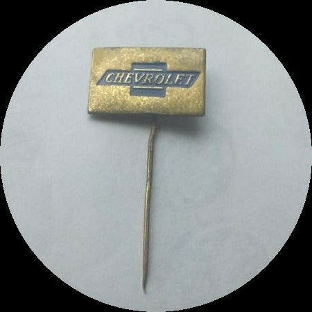 Oud CHEVROLET speldje, koper, Ophalen of Verzenden, Zo goed als nieuw, Transport, Speldje of Pin