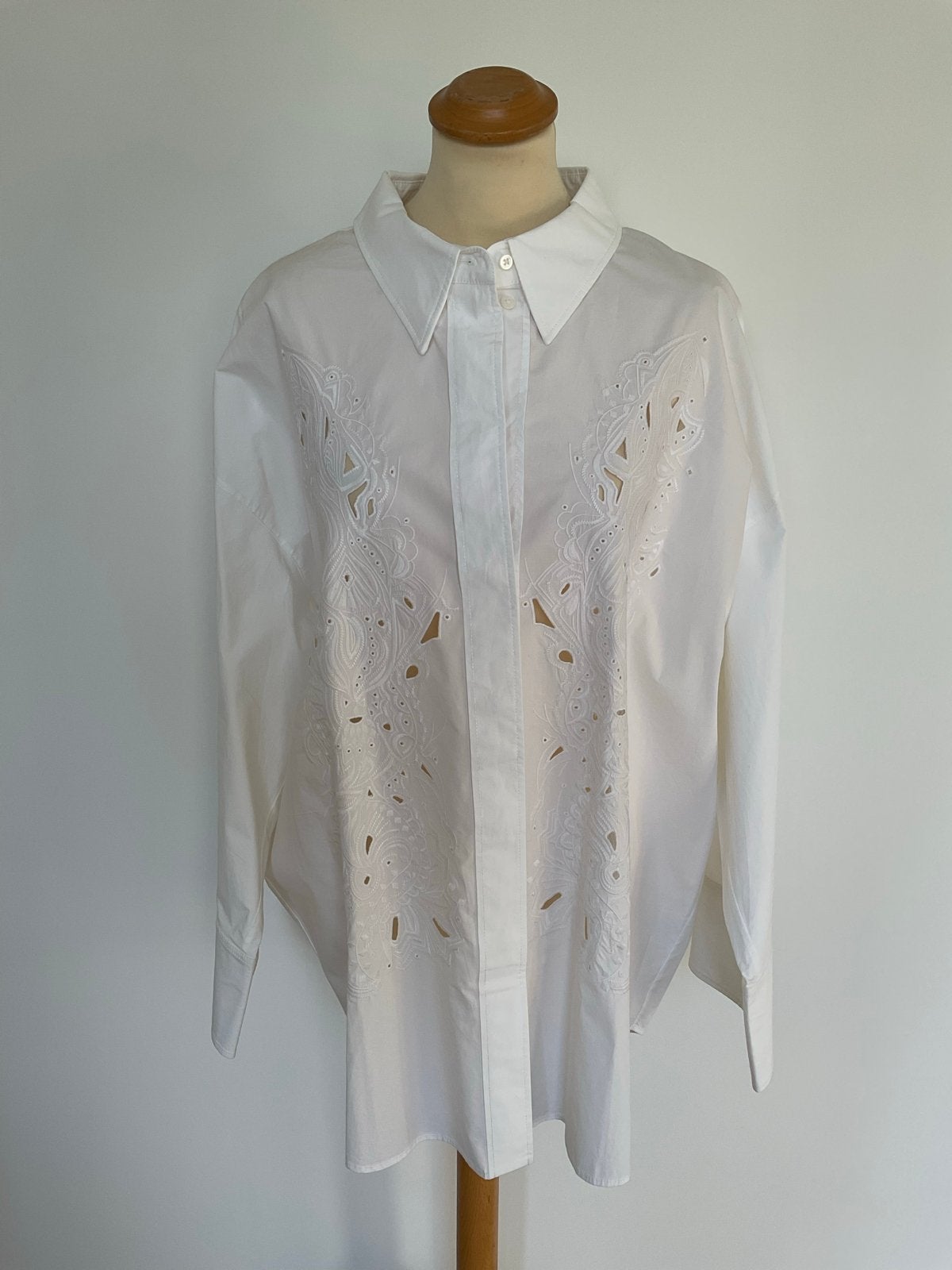 Dorothee Schumacher Blouse met Borduurwerk, Ophalen of Verzenden, Nieuw, Maat 42/44 (L), Wit