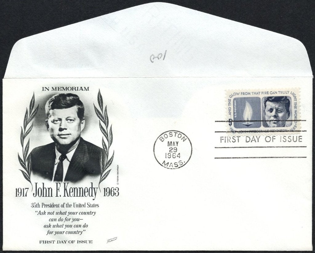 In Memoriam John F Kennedy 1917-1963, Verzenden, Envelop