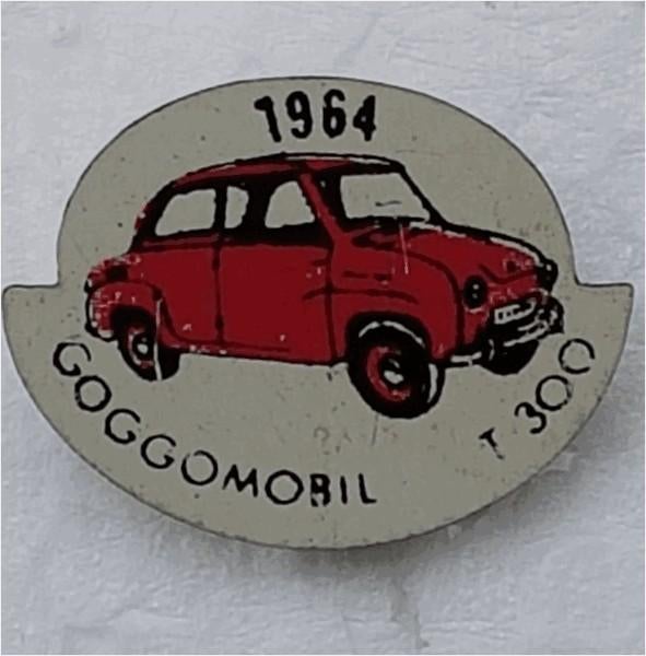 SP0293 Speldje 1964 Goggomobil T 300 rood, Ophalen of Verzenden, Gebruikt, Overige onderwerpen