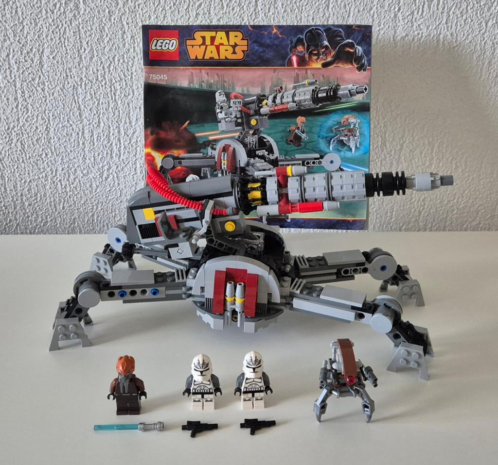 LEGO Star Wars 75045 AV-7 Cannon + 2x Wolfpack Clone, Compleet, Star Wars, Lego, Ophalen of Verzenden