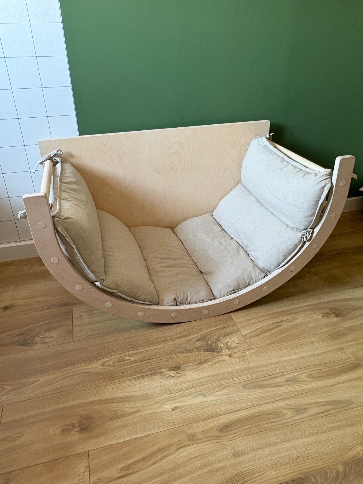 Fitwood LUOTO Klimboog Berk-Beige - Zo goed als nieuw, Kinderen en Baby's, Speelgoed | Buiten | Speeltoestellen, Ophalen, Zo goed als nieuw