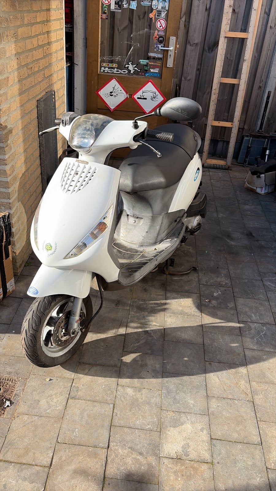 Piaggio Zip 2000 Scooter - Wit, Ophalen, Gebruikt, Overige typen, Piaggio