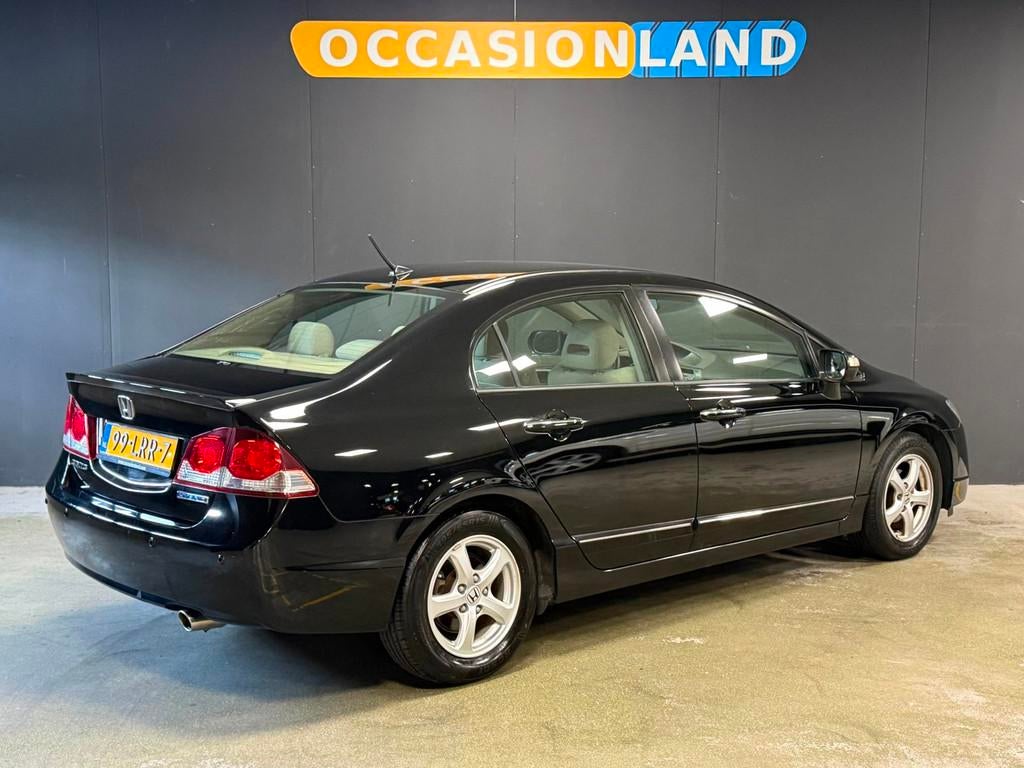 Honda Civic 1.3 Hybrid Elegance|CRUISE|STOELV|AIRCO|15INCH|, Auto's, Euro 5, Stof, Gebruikt, Zwart