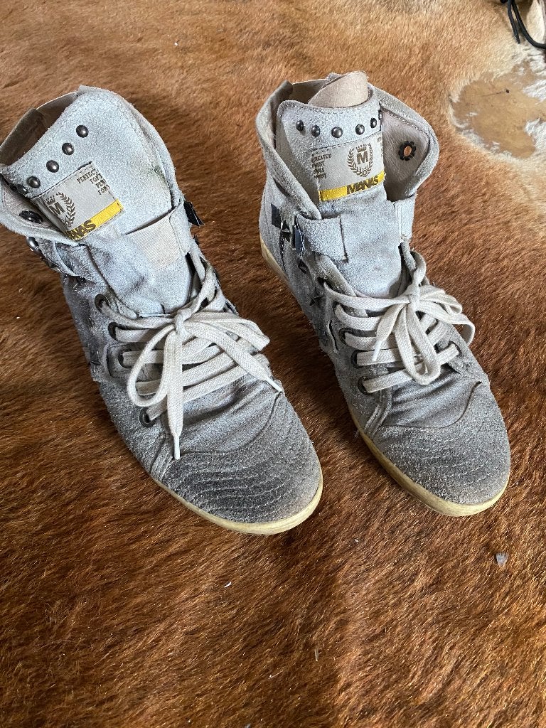 Stoere Manas sneakers in maat 38, Manas, Ophalen of Verzenden, Sneakers of Gympen, Gedragen