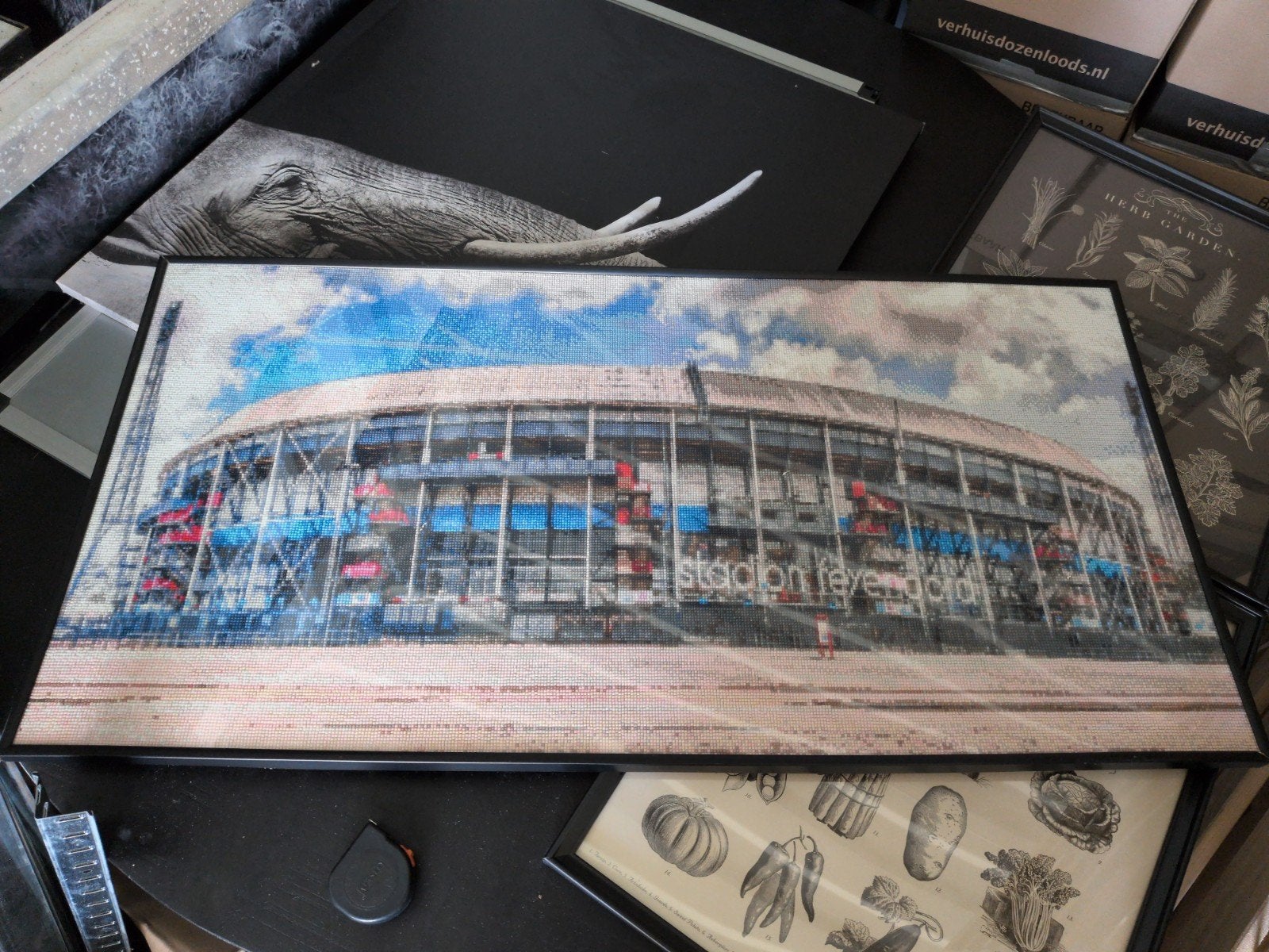 Stadion Feyenoord Print - 101x51 cm, Ophalen, 50 – 75, Gebruikt, Print