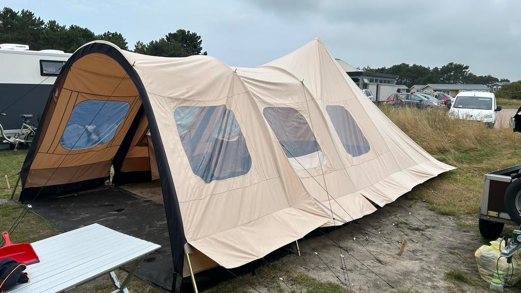 tunneltent voor 4-6 personen, Caravans en Kamperen, Tenten, tot en met 6, Gebruikt, Ophalen of Verzenden