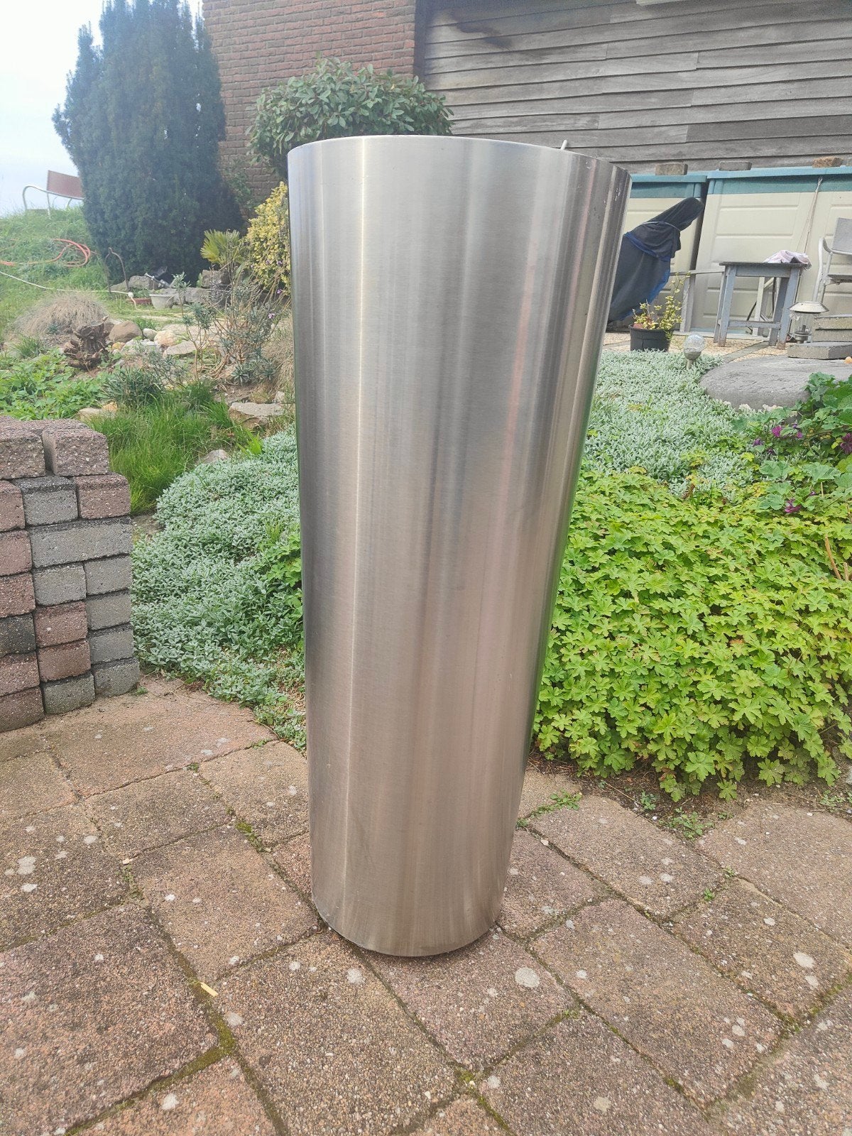 RVS Plantenpot - Doorsnee 30 cm, Ophalen
