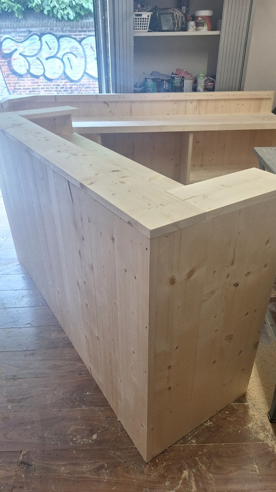 verschillende barren/balies van terug gedroogd hout, Huis en Inrichting, Ophalen, Nieuw