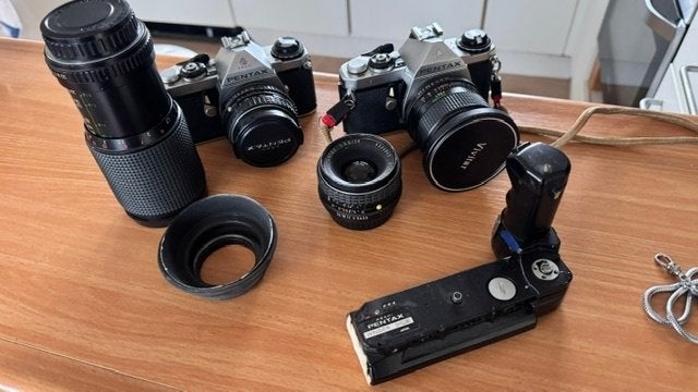 Pentax Fotocamera, Ophalen of Verzenden, Gebruikt, Spiegelreflex, Pentax