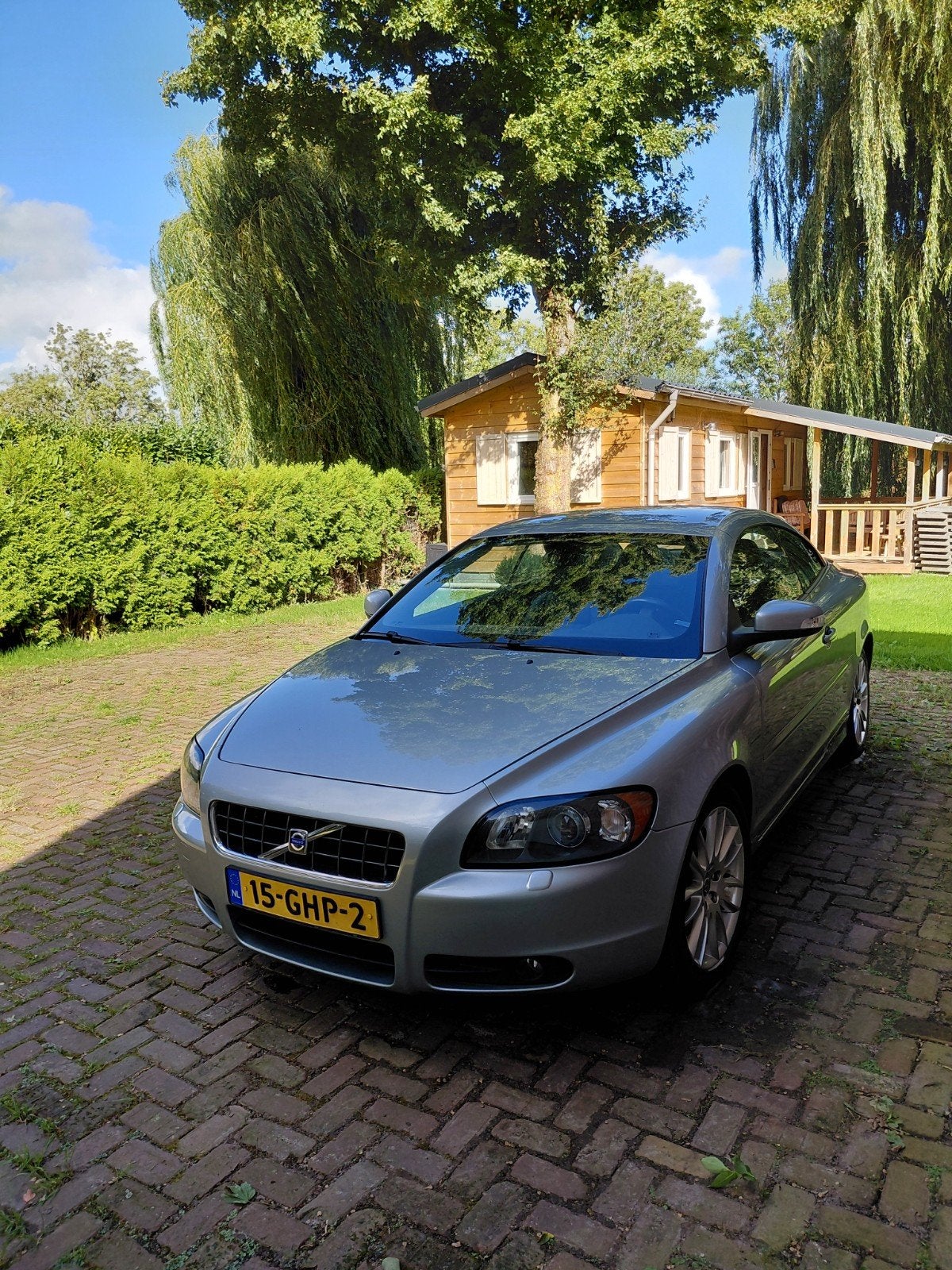 Volvo C70 2.4 T Cabrio 2008 Grijs, Auto's, Voorwielaandrijving, C70, Cabriolet, 4 stoelen
