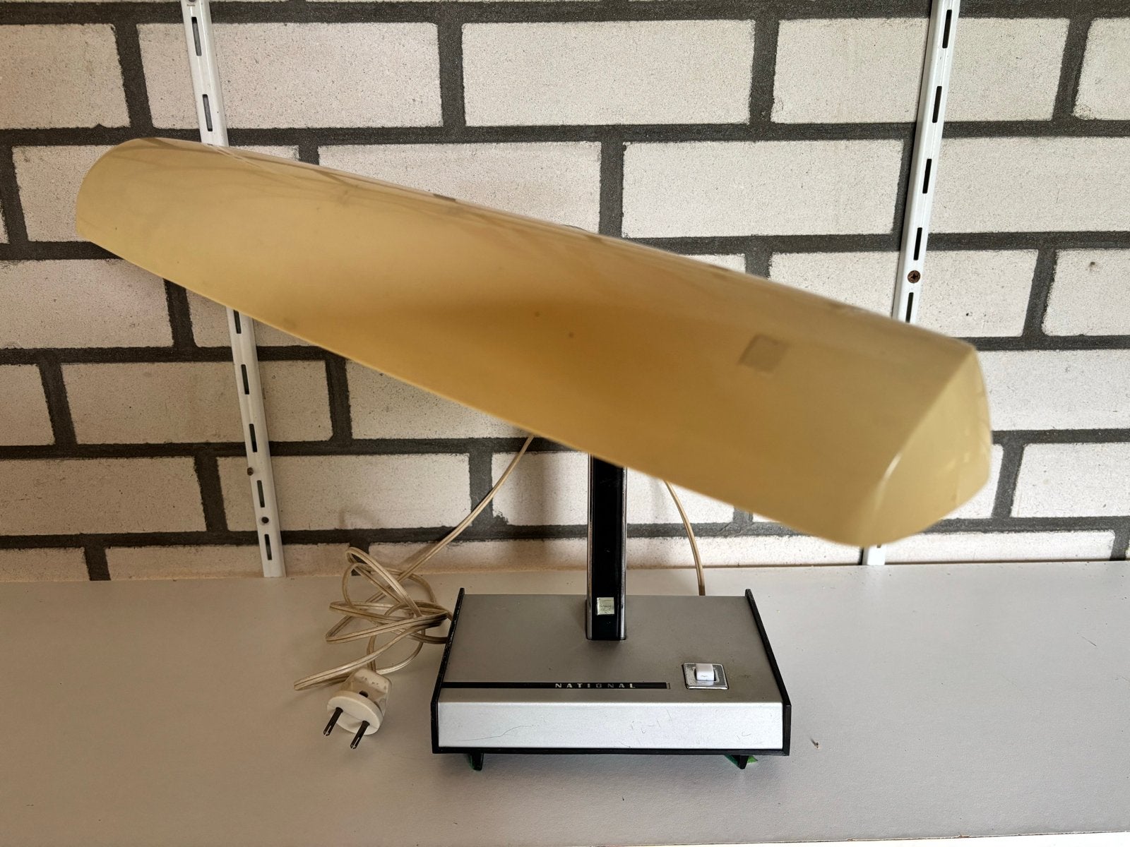 Retro National FS593 Bureaulamp - Matsushita Electric 1971, Ophalen