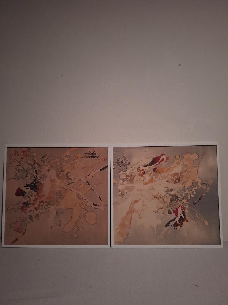 Batik schilderijen ingelijst, Antiek en Kunst, Ophalen