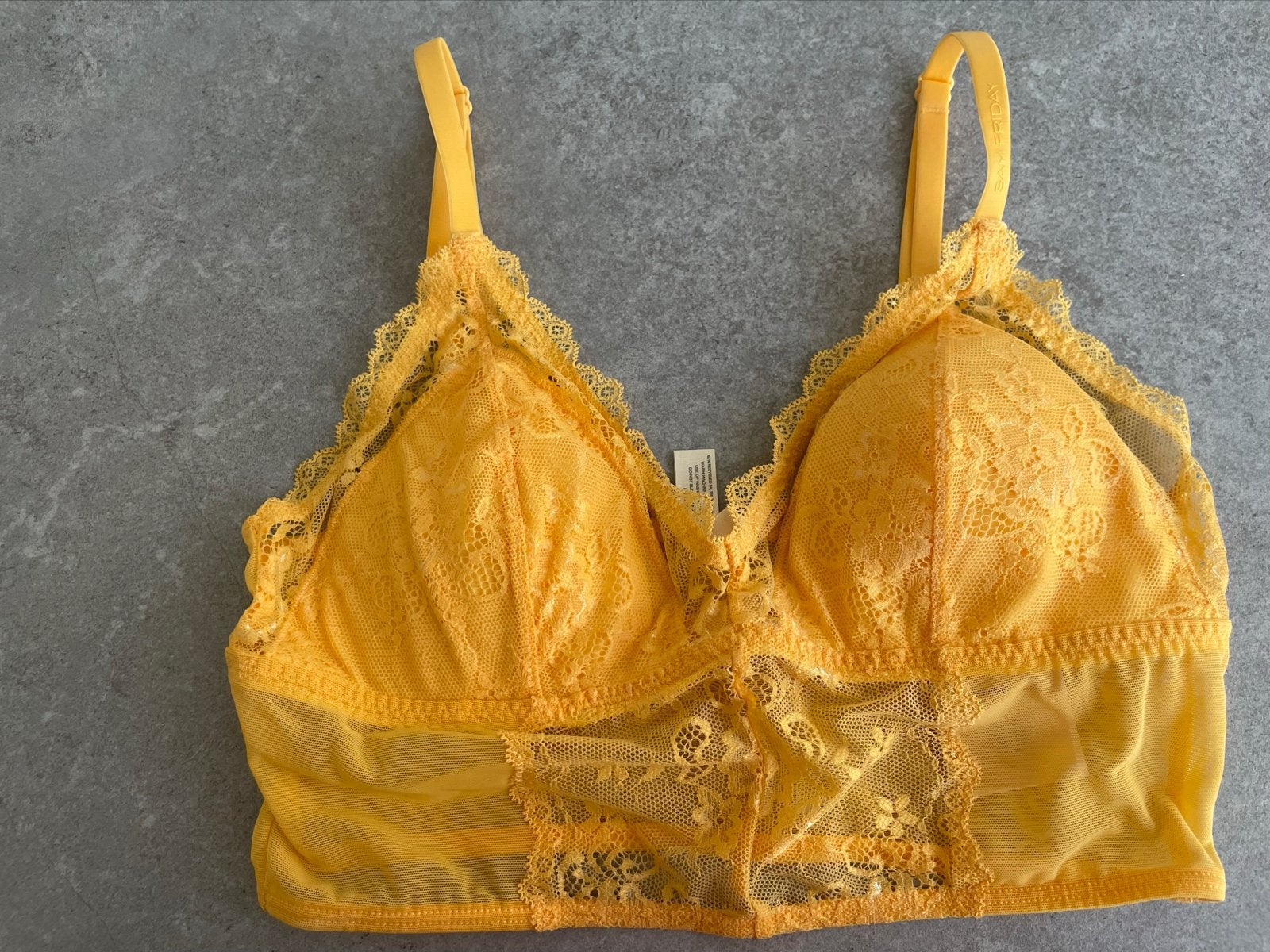 Sam Friday Trisha Bralette - Nieuw met kaartjes, Ophalen of Verzenden, Geel, BH