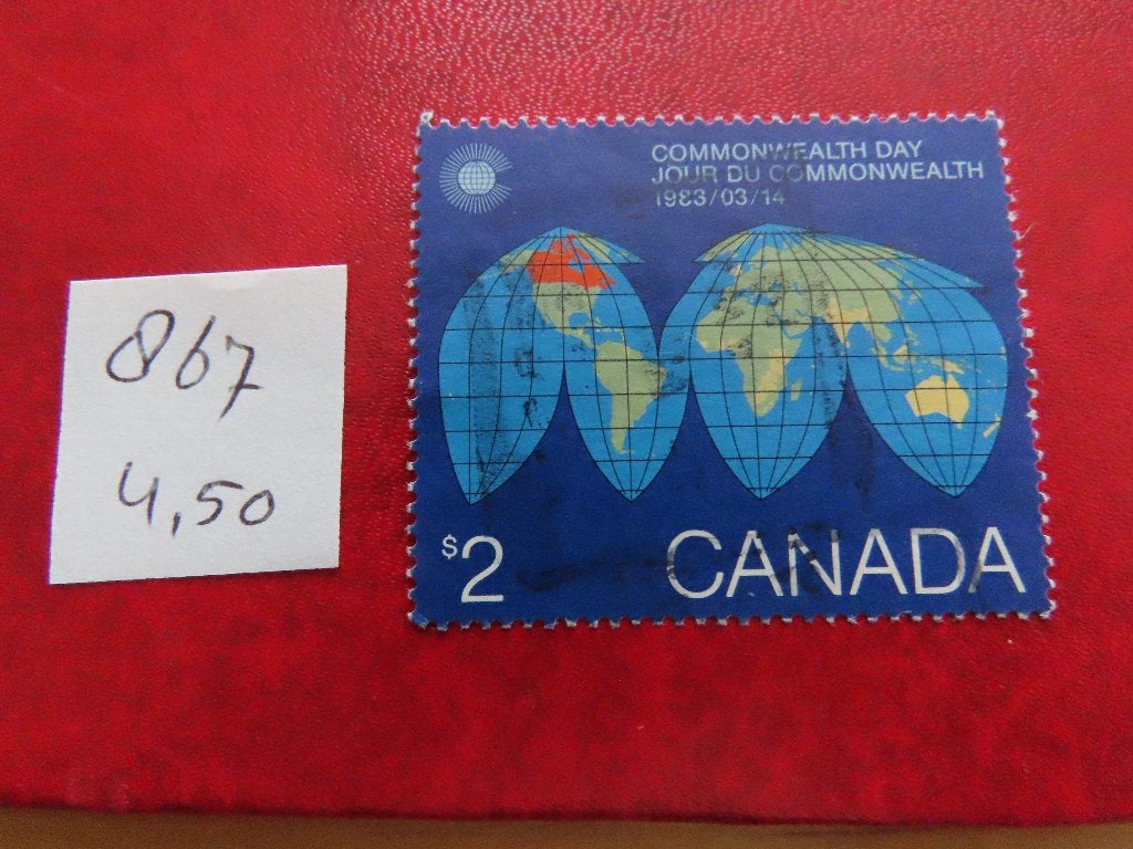 canada 867, Ophalen of Verzenden, Gestempeld, Noord-Amerika